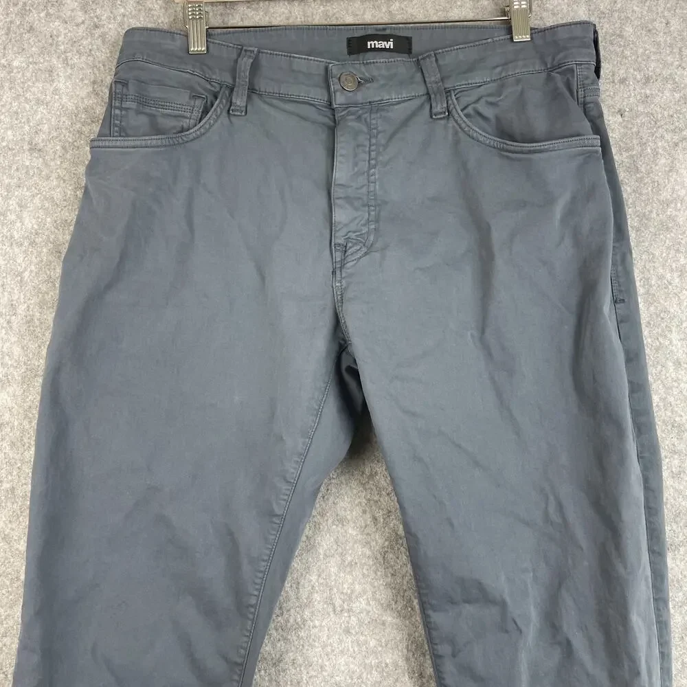Mavi Zach Straight Leg Pants‎ Mens 36x30 Blue Stretch Casual